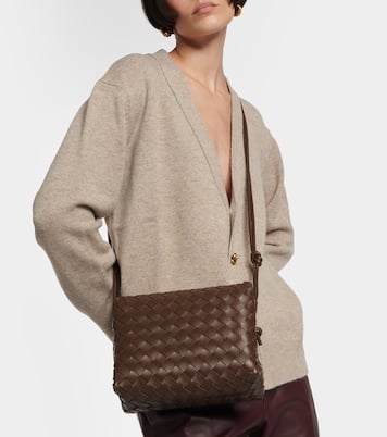 Loop Intrecciato leather camera bag | Bottega Veneta