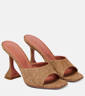 Lupita canvas mules | Amina Muaddi