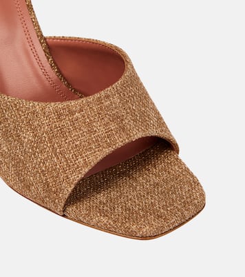 Lupita canvas mules | Amina Muaddi