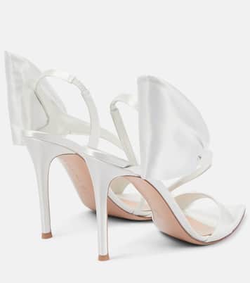 Bridal Dositea satin sandals | Gianvito Rossi