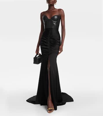 Sutton satin maxi skirt | Alex Perry