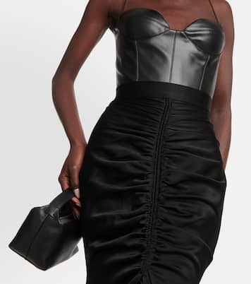 Sutton satin maxi skirt | Alex Perry