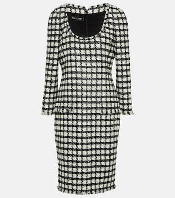 Midikleid aus Tweed | Oscar de la Renta