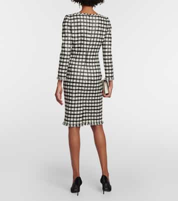 Midikleid aus Tweed | Oscar de la Renta