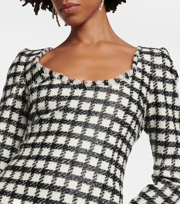 Midikleid aus Tweed | Oscar de la Renta