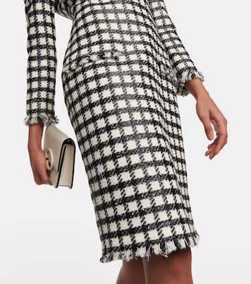 Midikleid aus Tweed | Oscar de la Renta