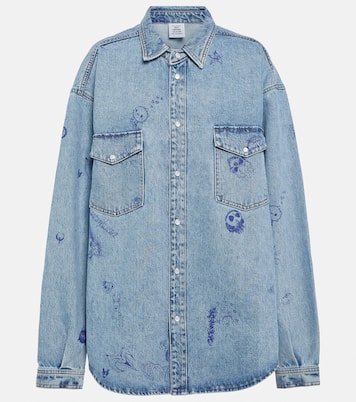 Bedrucktes Jeanshemd | Vetements