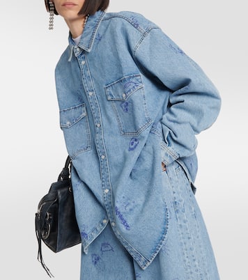 Bedrucktes Jeanshemd | Vetements