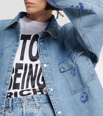 Bedrucktes Jeanshemd | Vetements
