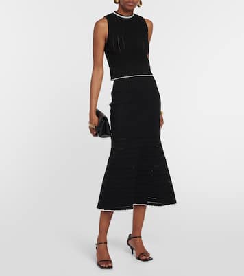 High-Rise-Midirock | Victoria Beckham