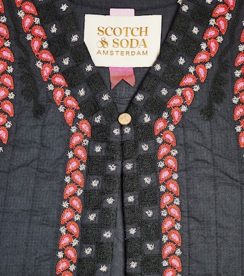 Bestickte Weste aus Baumwolle | Scotch & Soda Kids