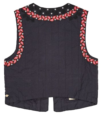 Bestickte Weste aus Baumwolle | Scotch & Soda Kids