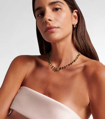 Collana Bermuda Botany Eternity in oro 18kt con tormaline | Octavia Elizabeth