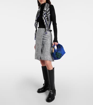 Small jacquard tote bag | Burberry