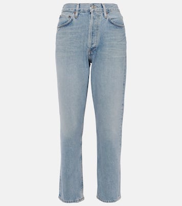 Riley high-rise cropped straight jeans | Agolde