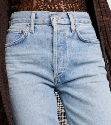 Riley high-rise cropped straight jeans | Agolde