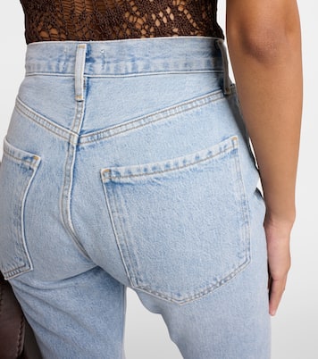 Riley high-rise cropped straight jeans | Agolde