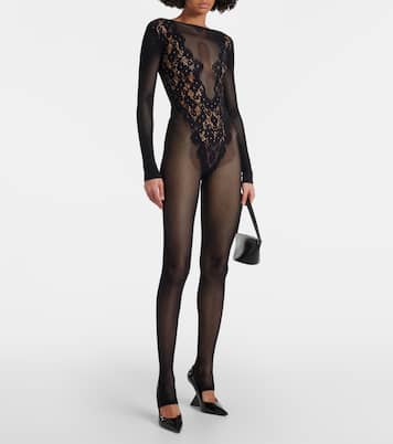 Floral lace jumpsuit | Wolford