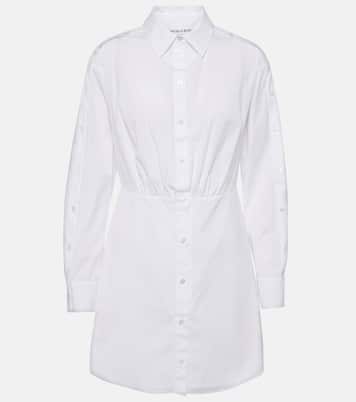 Vestido camisero Rae de popelín de algodón | Veronica Beard