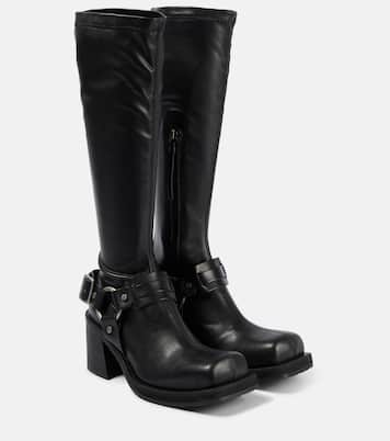 Botas altas de piel con plataforma | Acne Studios
