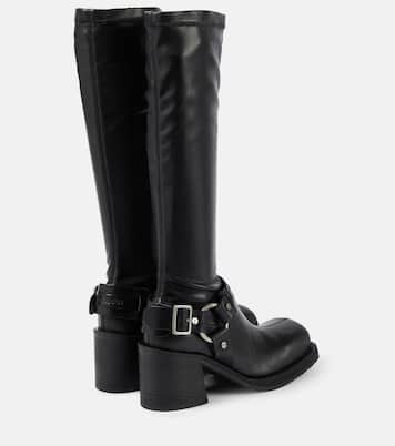 Botas altas de piel con plataforma | Acne Studios