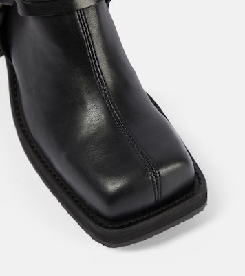 Botas altas de piel con plataforma | Acne Studios