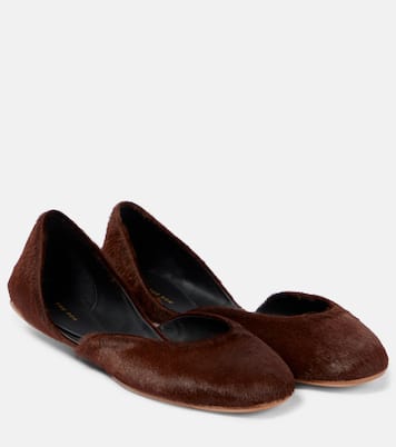 Gemma calf hair ballet flats | The Row