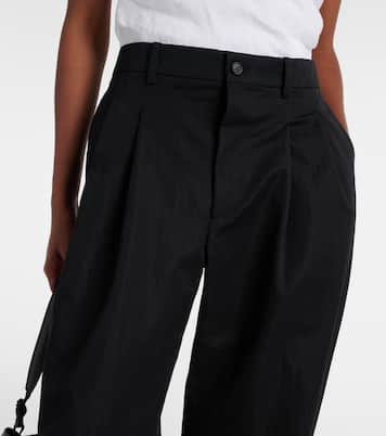 Pantaloni a gamba larga in drill di misto cotone | Wardrobe.NYC