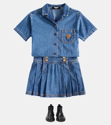 Camicia di jeans La Medusa | Versace Kids
