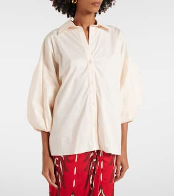 Blusa in popeline di misto cotone | Johanna Ortiz