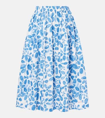 Jupe midi en coton | Marni