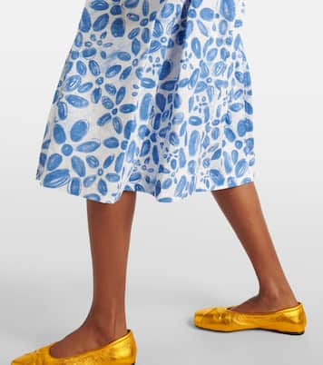 Jupe midi en coton | Marni