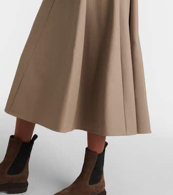 Jupe midi en laine | Brunello Cucinelli