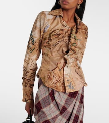 Drunken ruffled cotton shirt | Vivienne Westwood