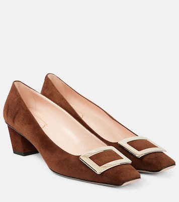 Escarpins Décolleté Belle Vivier 45 en daim | Roger Vivier