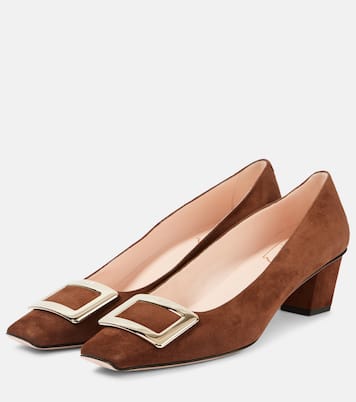 Escarpins Décolleté Belle Vivier 45 en daim | Roger Vivier