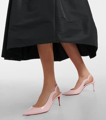 Slingback-Pumps Hot Chick Sling 70 aus Leder | Christian Louboutin