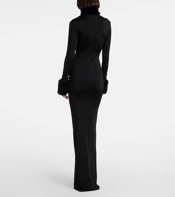 Robe longue Priscilla en soie mélangée | The New Arrivals Ilkyaz Ozel