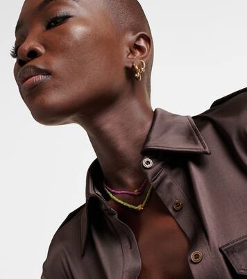 Infinite 18kt rose gold necklace with spinels | Suzanne Kalan