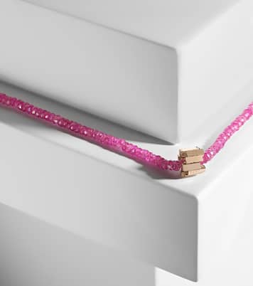 Infinite 18kt rose gold necklace with spinels | Suzanne Kalan