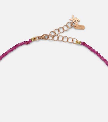 Infinite 18kt rose gold necklace with spinels | Suzanne Kalan