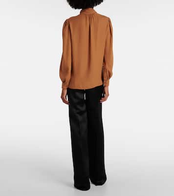Blusa in charmeuse di seta | Saint Laurent