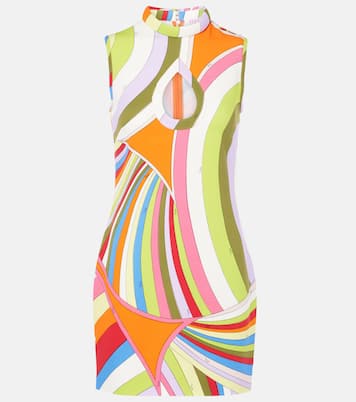 Abito corto Iride in crêpe con cut-out | Pucci