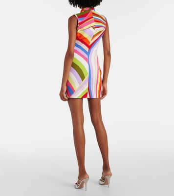 Abito corto Iride in crêpe con cut-out | Pucci