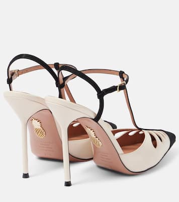 Salones Camille 105 de piel y ante | Aquazzura