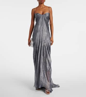 Robe longue Victoria en soie | Maria Lucia Hohan