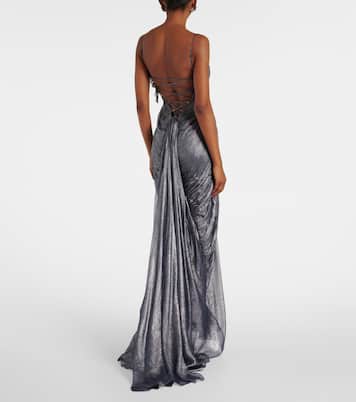 Robe longue Victoria en soie | Maria Lucia Hohan
