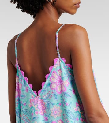 Abito midi in cotone con stampa floreale | Juliet Dunn
