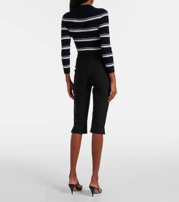 Pantalon slim raccourci à taille mi-haute | Vince