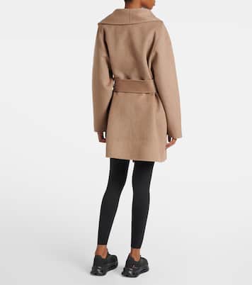 Edgemere wool-blend wrap coat | Varley